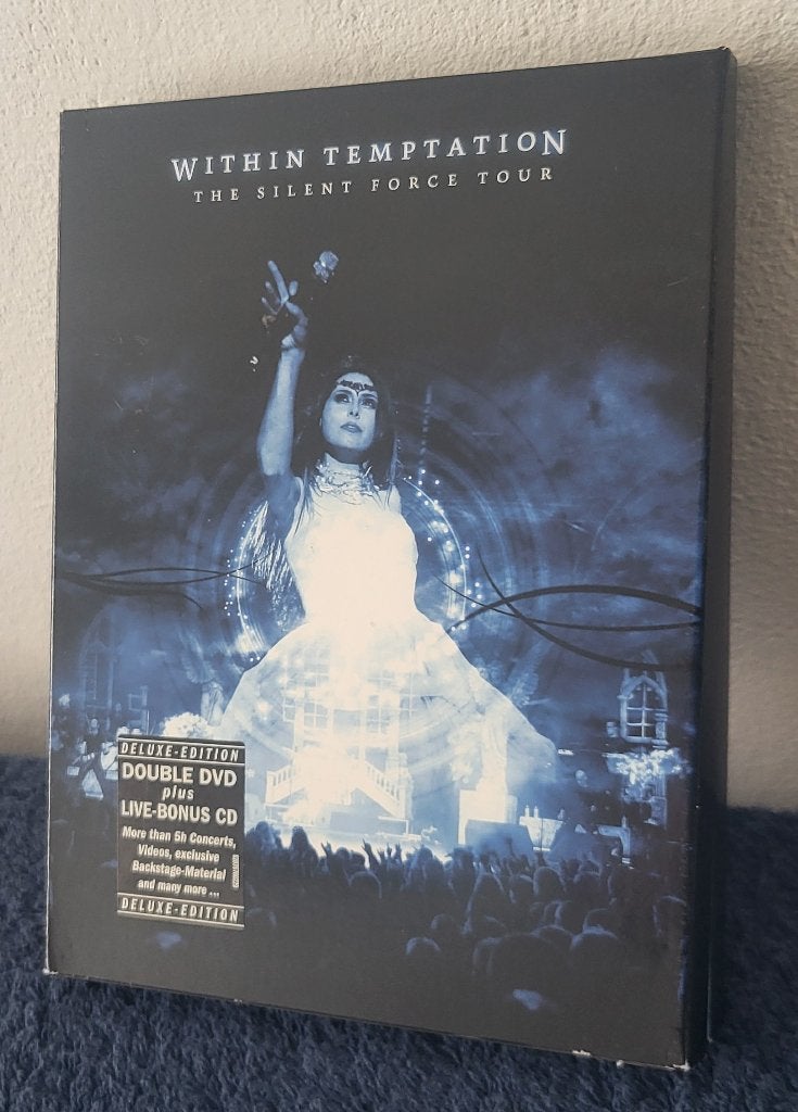 2 dvd's + cd Within Temptation The Silent Force tour, Alle leeftijden, Verzenden, Zo goed als nieuw