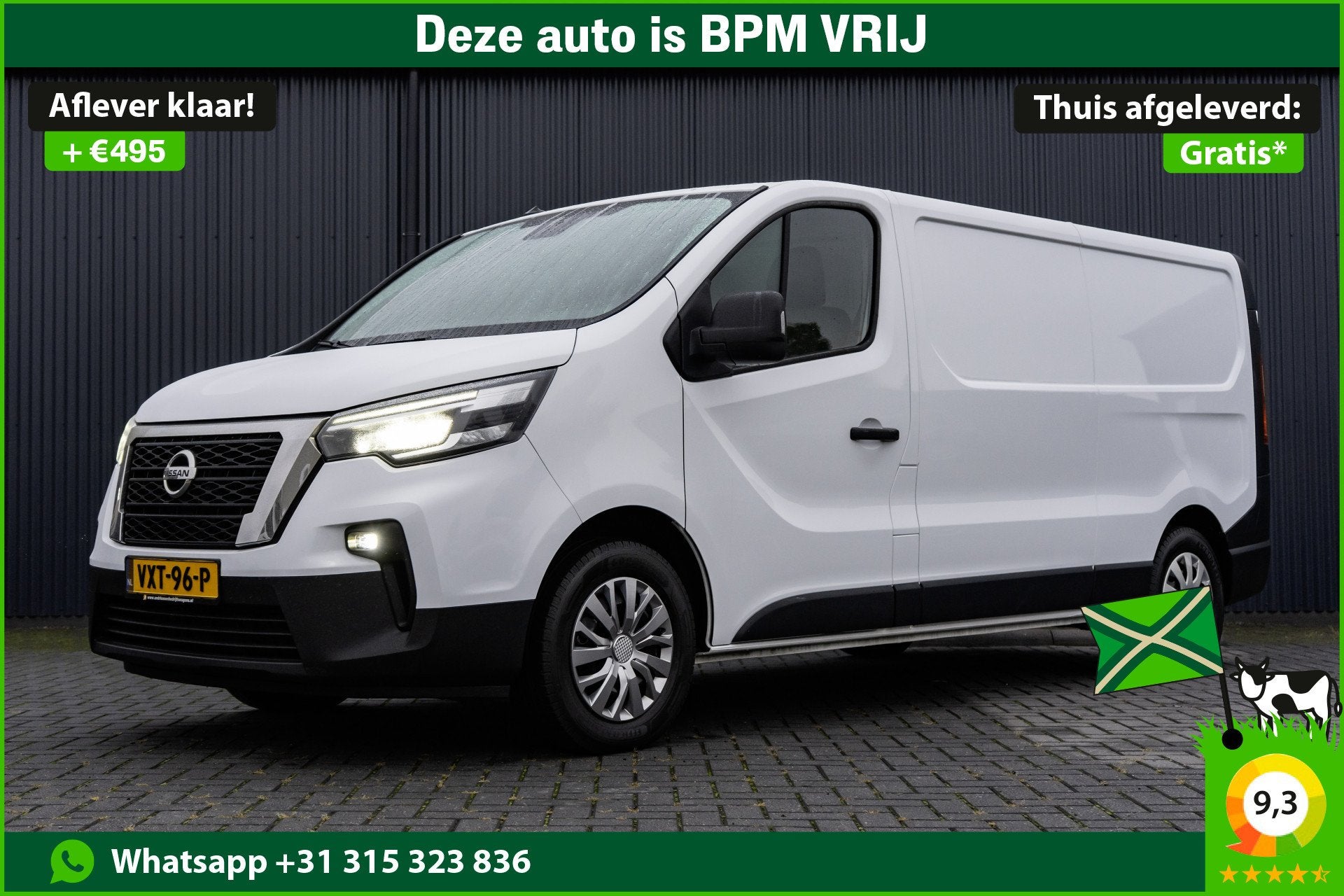 Nissan Primastar *dCi | L2H1 | Automaat | 150 PK | LED | Cru, Stof, Gebruikt, 4 cilinders, Wit