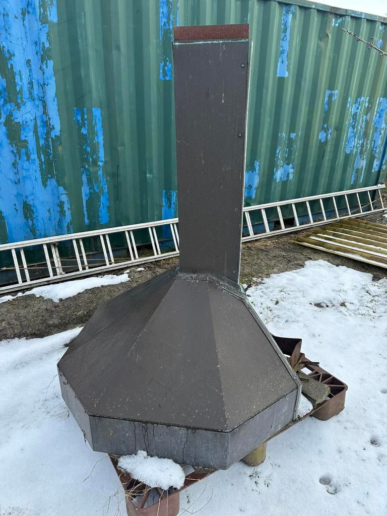 Koperen schouw kachel haard, Ophalen, Gebruikt