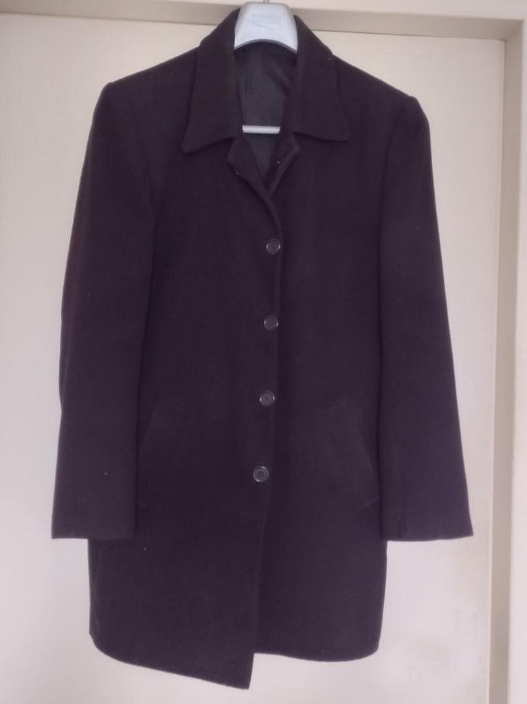 warme mantelase, Kleding | Heren, Kostuums en Colberts, Ophalen of Verzenden, Zo goed als nieuw, Maat 48/50 (M), Zwart