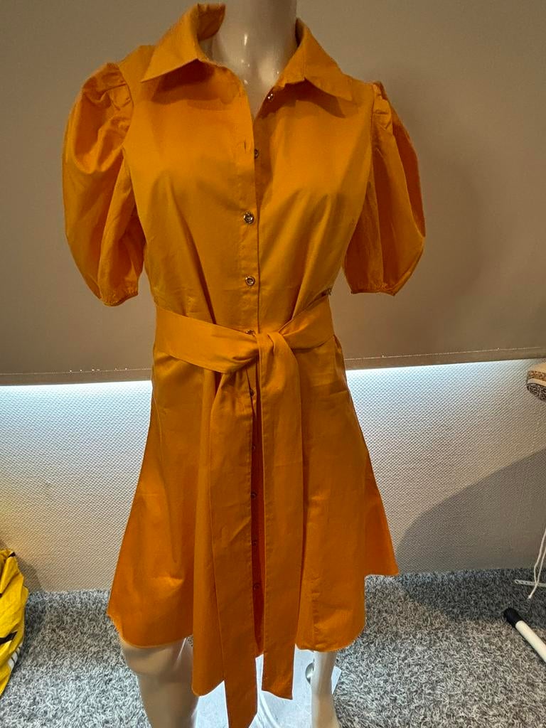 Kocca doorknoop jurkje maat m, Maat 38/40 (M), ., Oranje, Ophalen of Verzenden