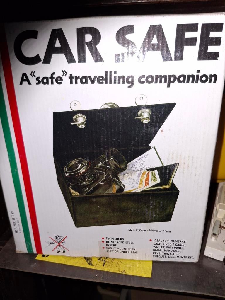 Car Safe - Draagbare Kluis voor Auto, Auto diversen, Anti-diefstal, Nieuw, Ophalen of Verzenden