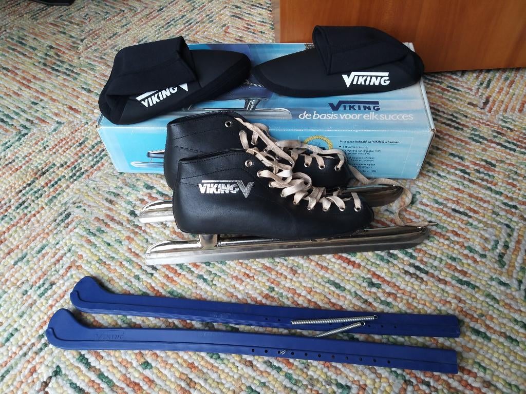 Schaatsen Viking maat 38 echt leder, Sport en Fitness, Schaatsen, Zo goed als nieuw, Noren, Viking, Ophalen