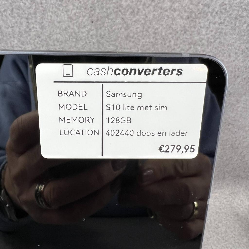Samsung S10 lite | 128GB | sim | doos | lader | 402440, Computers en Software, Android Tablets, 10 inch, S10 lite, Ophalen of Verzenden