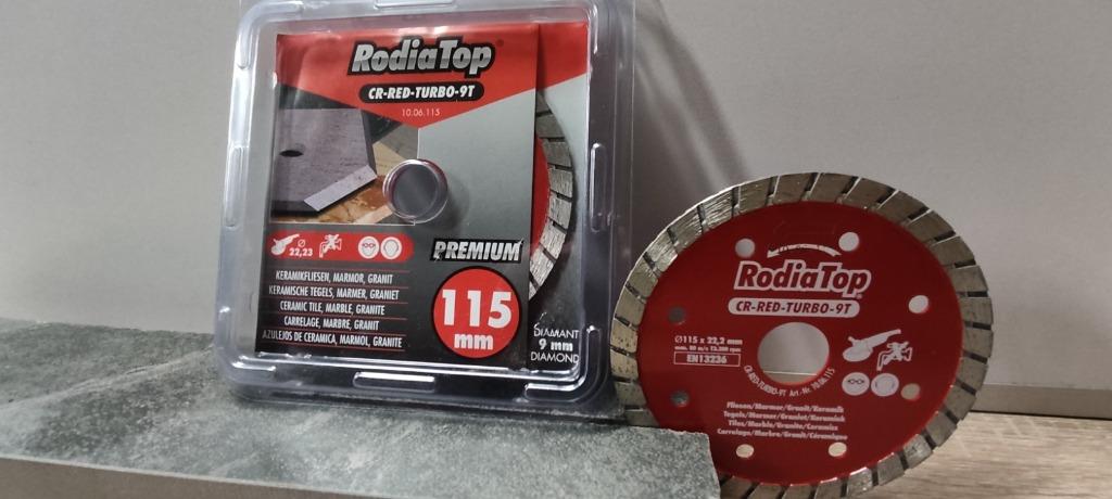 RodiaTop CR RED 9T - Diamantzaagblad o.a. ker. tegels NIEUW, 70 mm of meer, Overige typen, Nieuw, Rodia