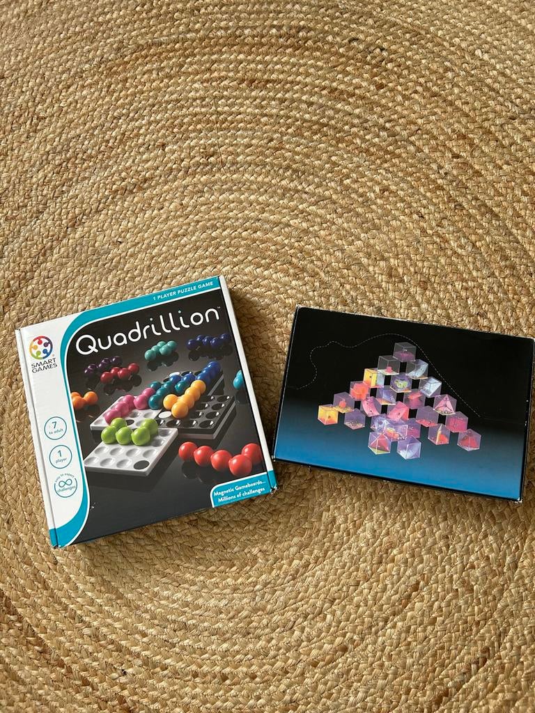 Quadrillion & Mind teaser puzzels - Nieuwstaat, Ophalen of Verzenden, Minder dan 500 stukjes, Zo goed als nieuw, Overige typen