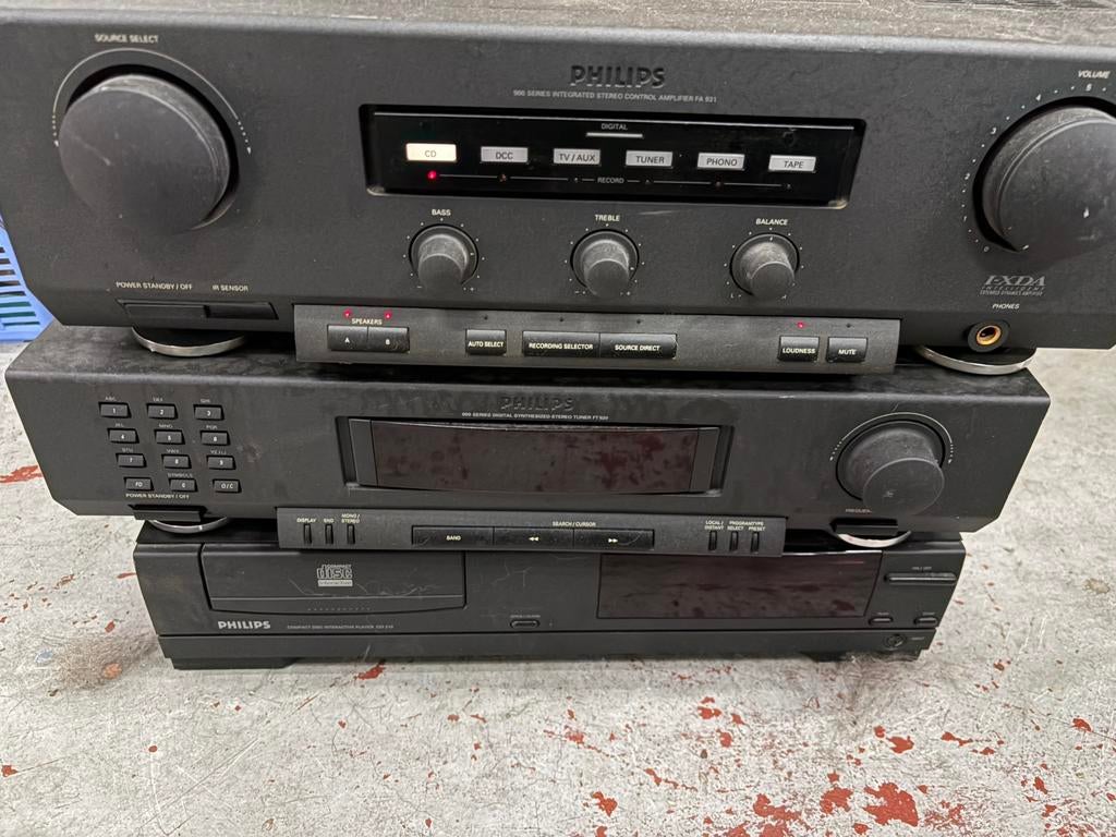 Philips vintage stereo set, Audio, Tv en Foto, Stereo-sets, Zo goed als nieuw, Cd-speler, Tuner of Radio, Philips, Losse componenten