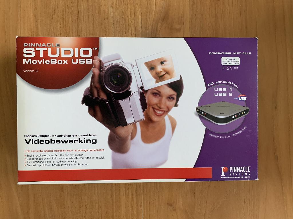 Videobewerking - Pinnacle Studio Movie Box Versie 9, Ophalen of Verzenden, Zo goed als nieuw