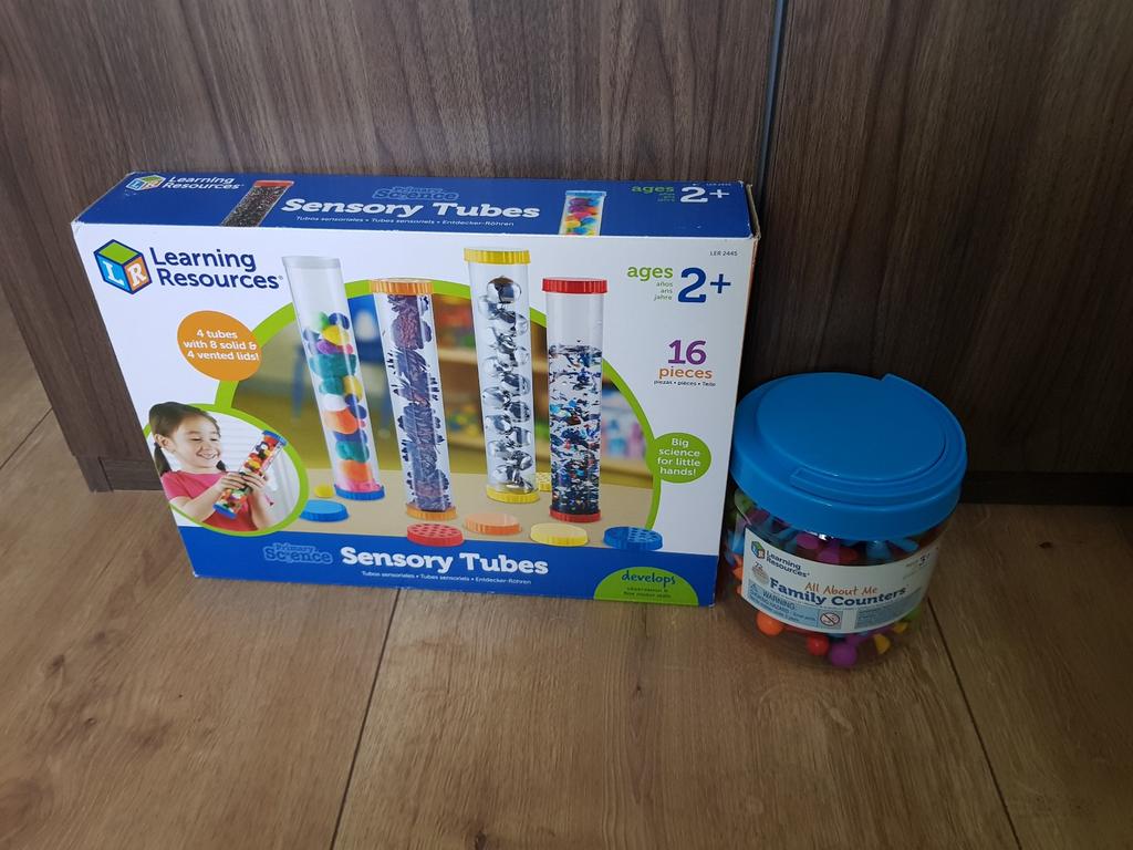 Learning Resources NIEUW Sensory Tubes & Family Counters, Kinderen en Baby's, Speelgoed | Educatief en Creatief, Ophalen of Verzenden