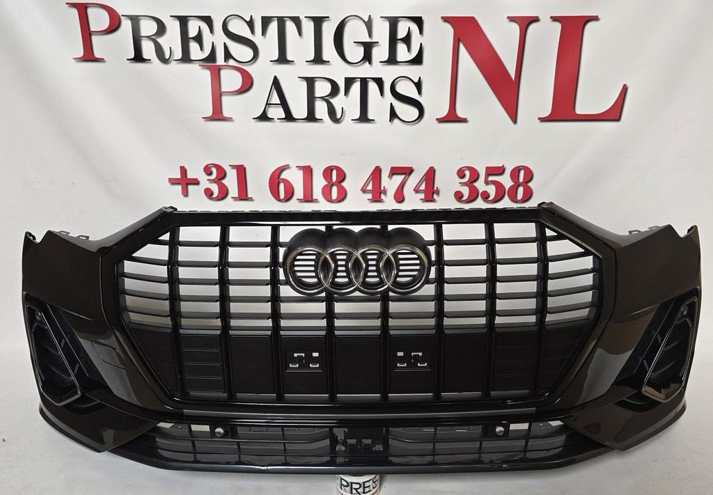 Voorbumper Audi Q3 83A F3 S-line SLINE  BUMPER LY9T ORIGINEE, Gebruikt, -, Voor, Bumper