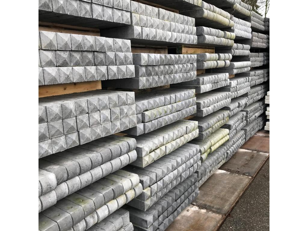 Fundering paal beton 85x85 en 100x100mm vanaf €15,- per stuk