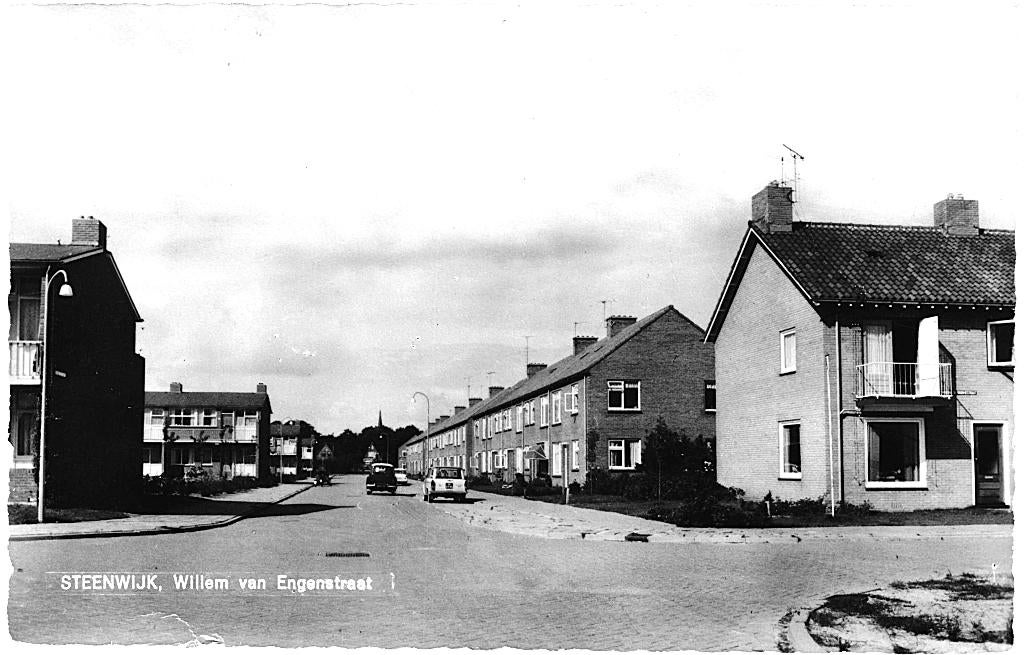 700529 Steenwijk Willem v Engenstraat  1964 Nette oude kaart, Ophalen of Verzenden, 1960 tot 1980, Ongelopen, Overijssel