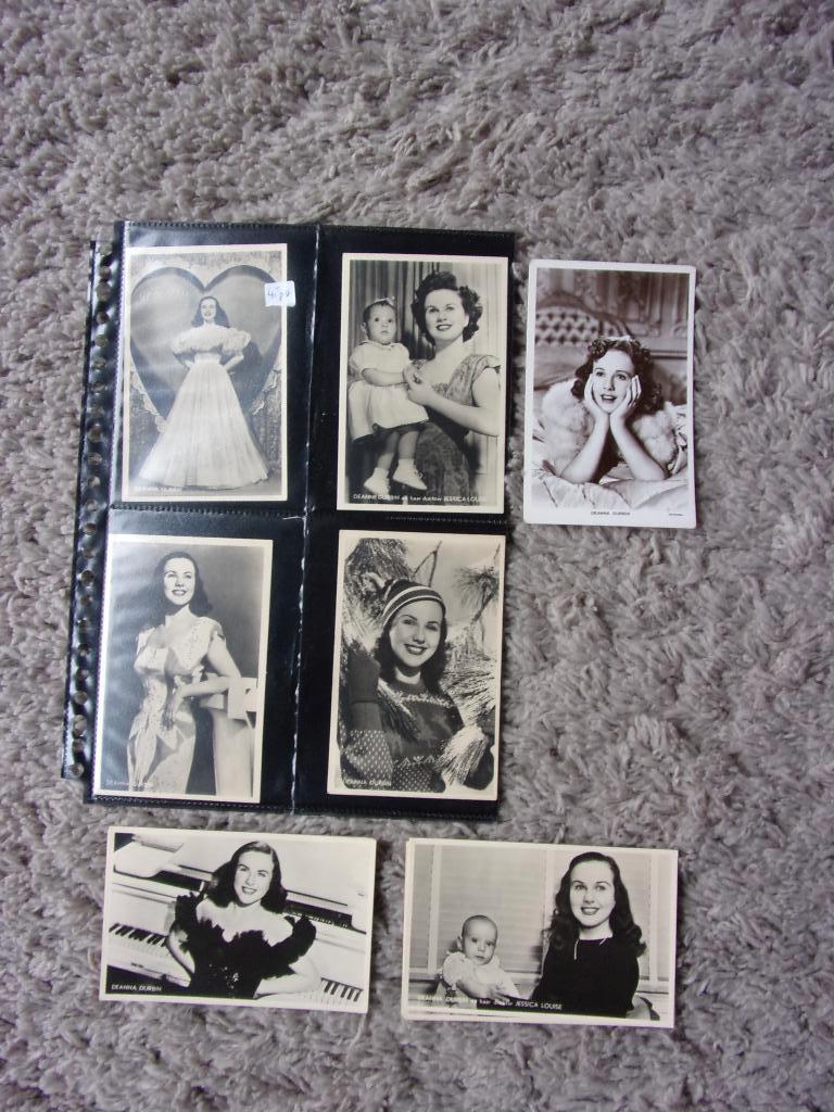 DEANNA DURBIN ECHTE FOTOKAARTEN prijs per stuk 4 euro, Verzamelen, Ophalen, Foto of Kaart