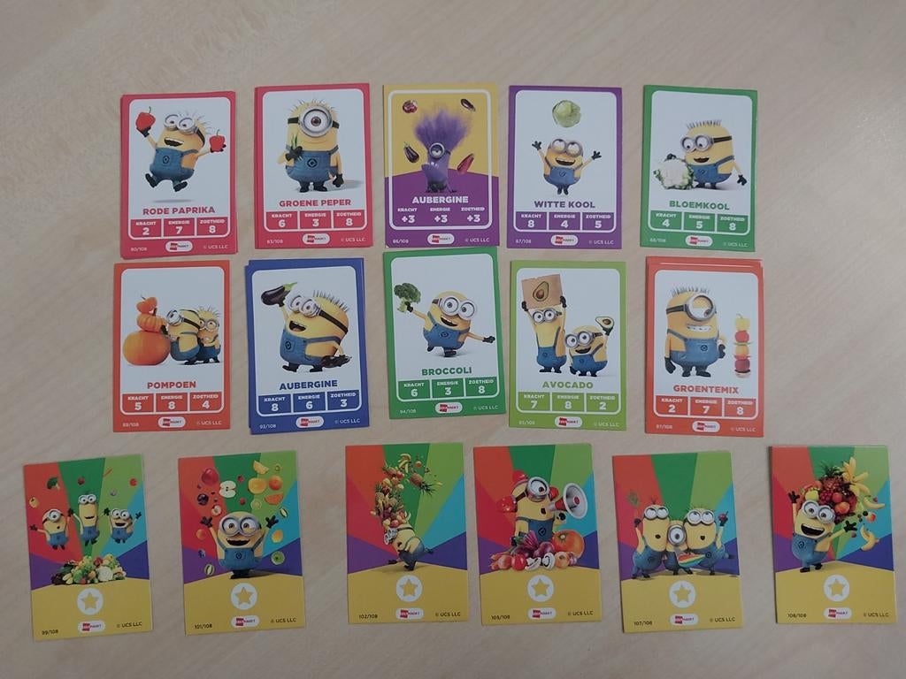 Minions kaartjes, Dekamarkt, Ophalen of Verzenden
