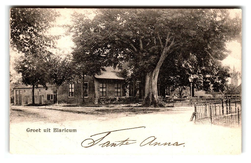 Blaricum, Groet uit Blaricum, Verzamelen, Ansichtkaarten | Nederland, Gelopen, Noord-Holland, Voor 1920, Verzenden