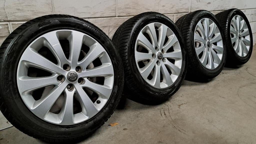 Lichtmetalen velgen Astra J Astra K Cruze 215/50/17, Banden en Velgen, 17 inch, Personenwagen, Gebruikt