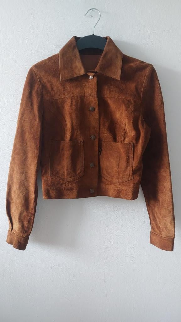 Vintage rare 70s Levis suède jacket S, Bruin, Ophalen of Verzenden, Maat 36 (S), Levi’s