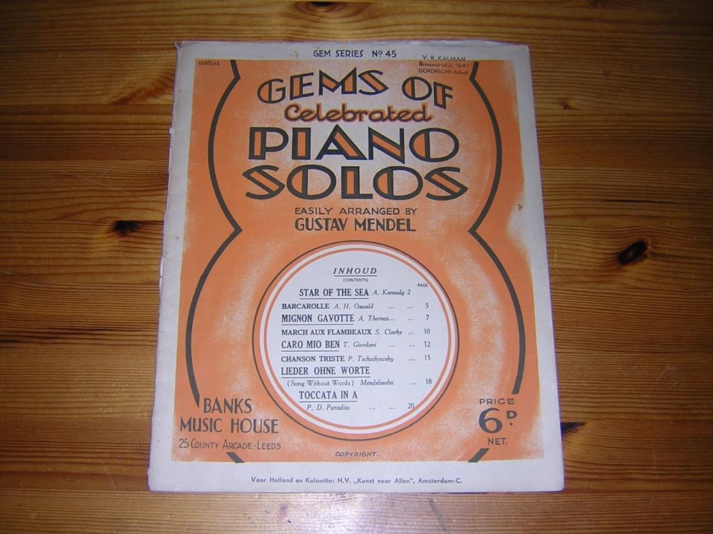 Gems of celebrated songs /  beethoven / liszt / handel, Gebruikt, Klassiek, Ophalen of Verzenden, Artiest of Componist