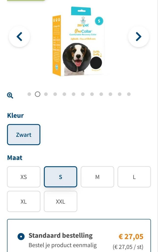 Opblaasbare kraag, hondenkraag, kattenkraag, zenpet, medpets, Ophalen of Verzenden, Nieuw