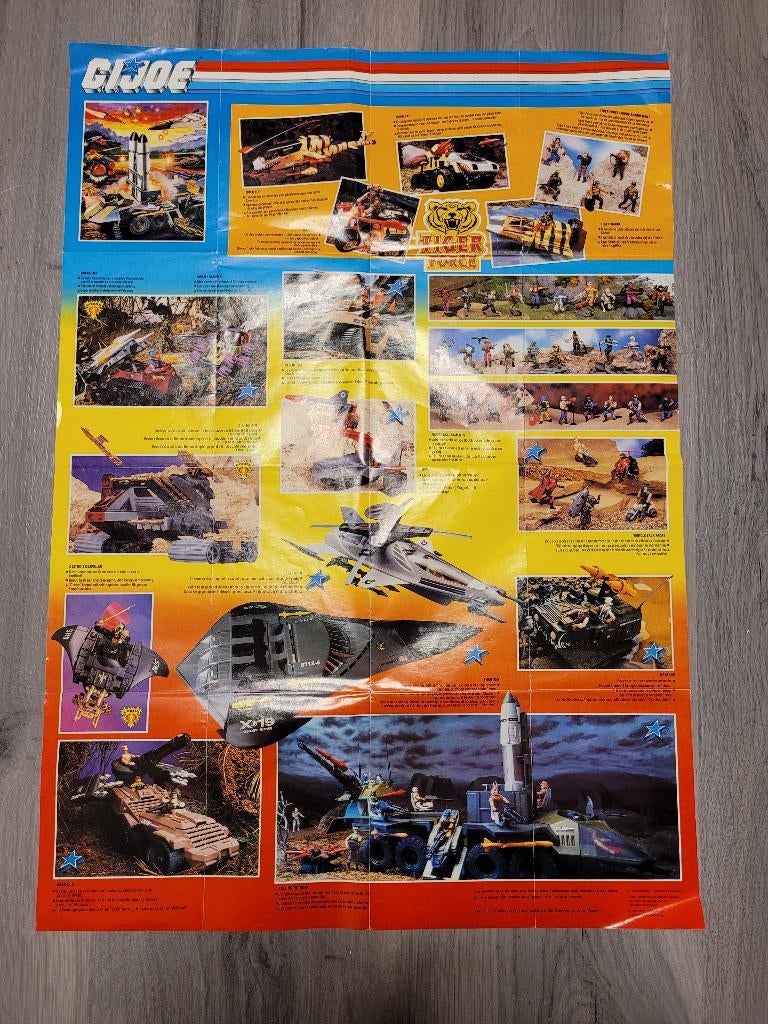 Folder GI joe 1989, Ophalen of Verzenden, Zo goed als nieuw