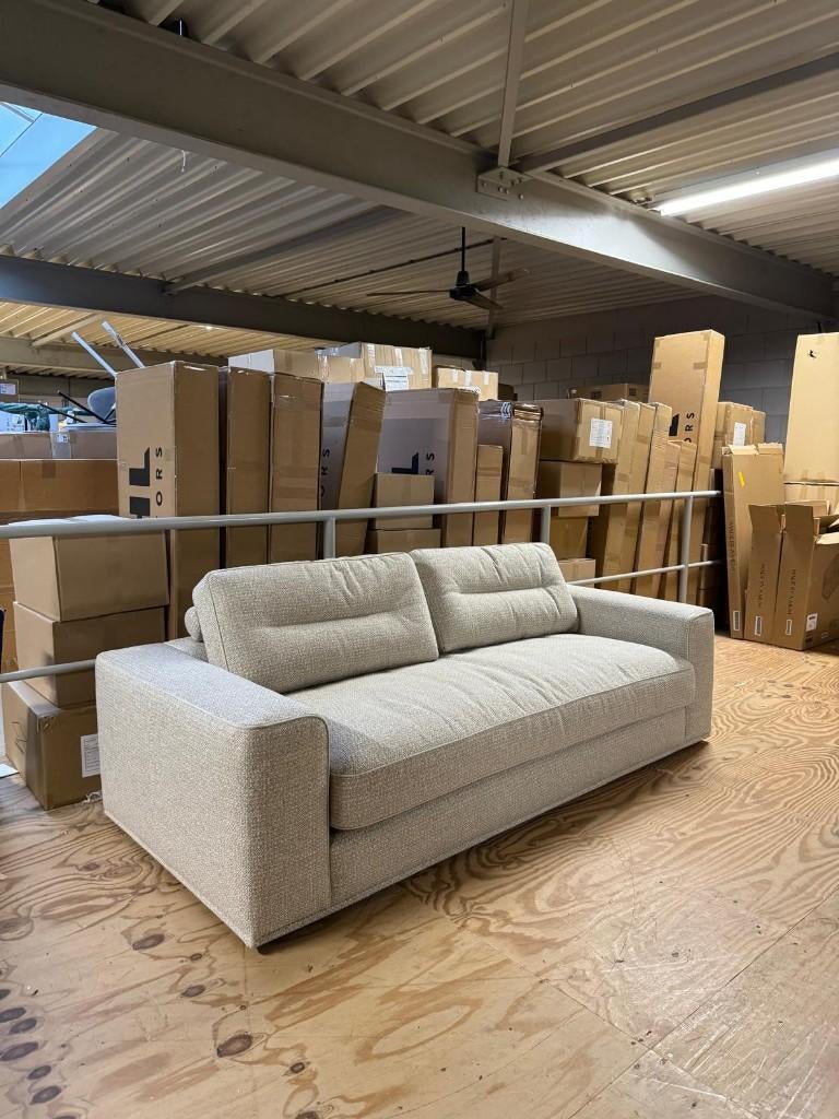 Bank Lissone l Whoon l Room108 l van €1334,- voor €669,-, Ophalen, 75 tot 100 cm, Zo goed als nieuw, Rechte bank