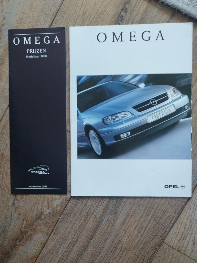 Opel Omega Brochure & Prijslijst 1999, Boeken, Auto's | Boeken, Zo goed als nieuw, Opel, Ophalen of Verzenden