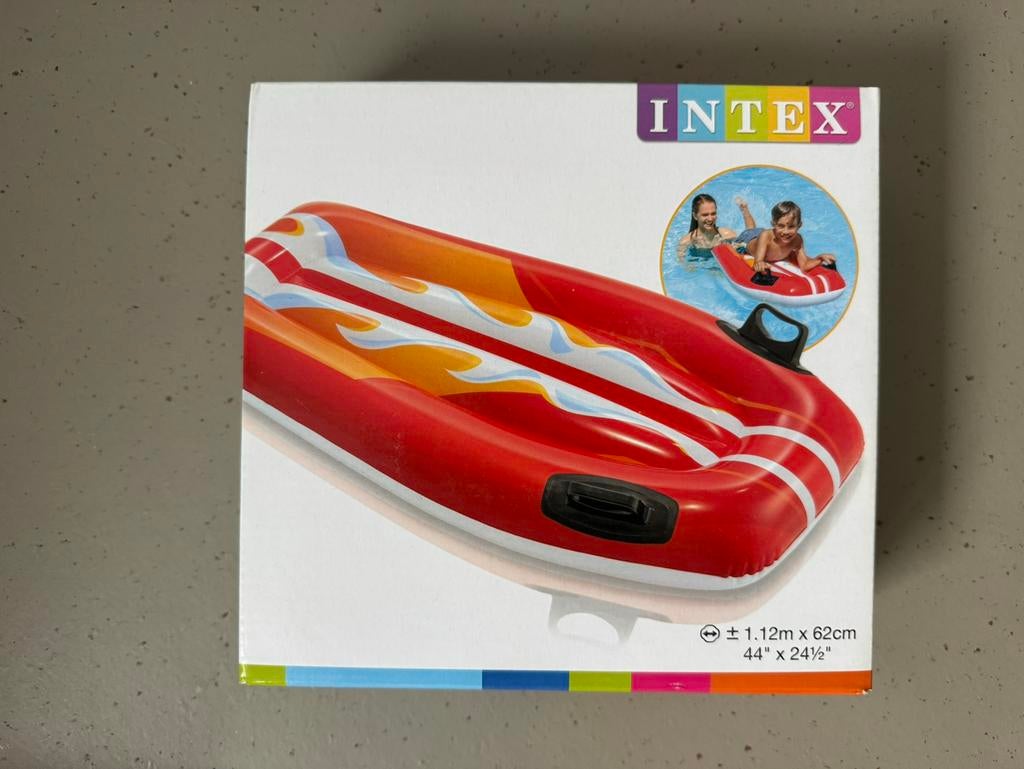 Intex luchtbedje rood Nieuw in verpakking, Ophalen of Verzenden, Nieuw