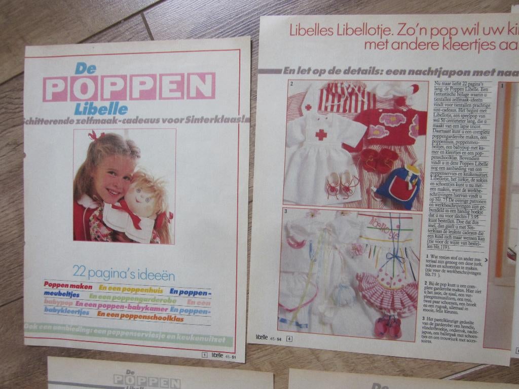 Libellotje de leukste knuffelpop zelf maken met garderobe, Ophalen of Verzenden, Zo goed als nieuw, Overige typen