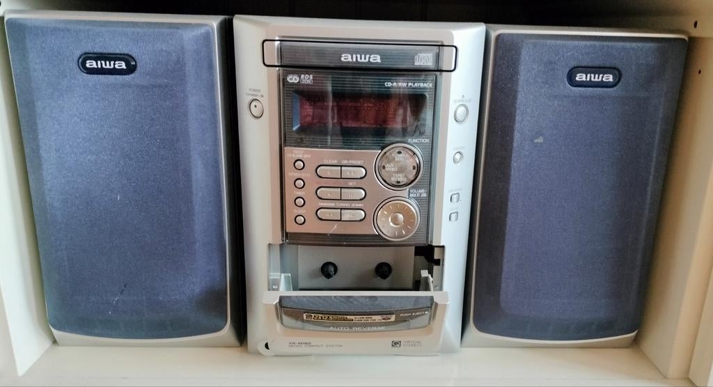 Radio cd speler setje van het merk Aiwa, Ophalen of Verzenden, Gebruikt, Radio, Met cd-speler