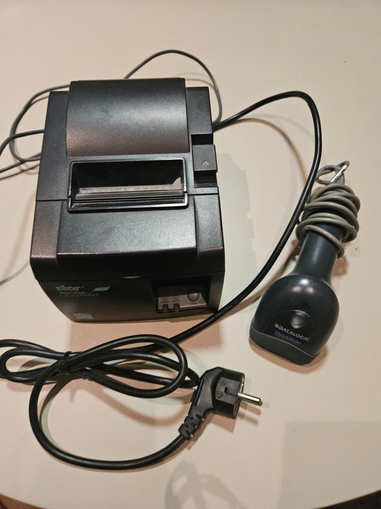 Kassalade, bonprinter en scanner - z.g.a.n., Ophalen, Zo goed als nieuw
