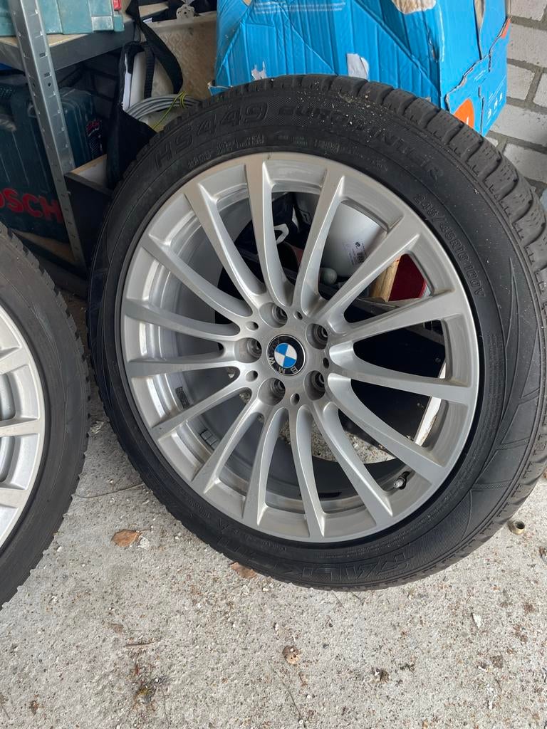 BMW G30/31 18 inch Velgen met Falken Winterbanden, Ophalen, 18 inch, Gebruikt, Banden en Velgen
