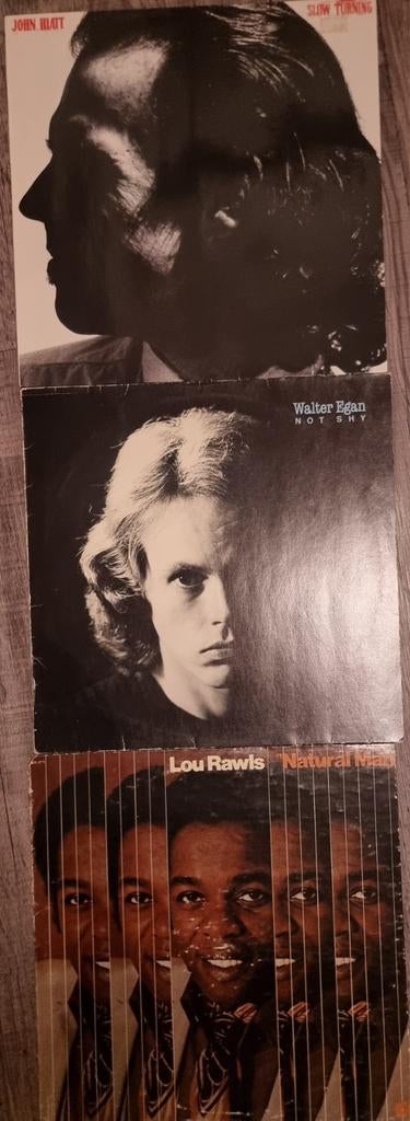John hiaat, lou rawls, Walter Egan lp's, Cd's en Dvd's, Vinyl | Pop, Ophalen of Verzenden, Gebruikt, 12 inch