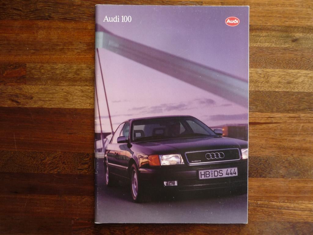 Audi 100 (1993/1994, Duits), Boeken, Auto's | Folders en Tijdschriften, Zo goed als nieuw, Audi, Ophalen of Verzenden