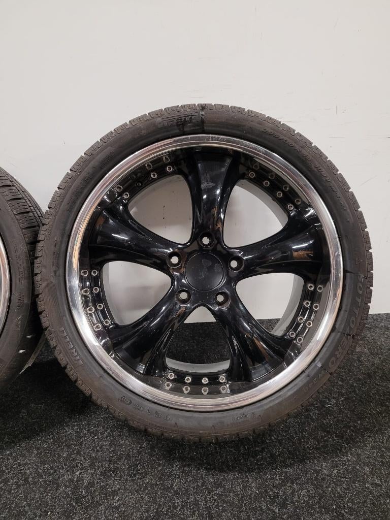 19 inch Porsche 911 TechArt Formula 2 5x130 Winterbanden, 19 inch, Gebruikt, Porsche, Personenwagen