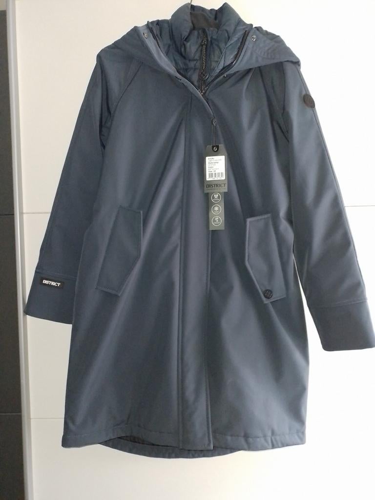 Nieuwe parka van district, Maat 38/40 (M), Blauw, Nieuw, Ophalen of Verzenden