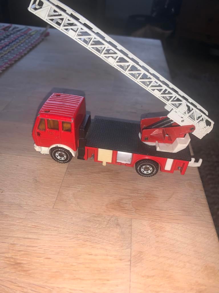 Vintage Siku Brandweerwagen Speelgoedauto, Ophalen of Verzenden, Gebruikt