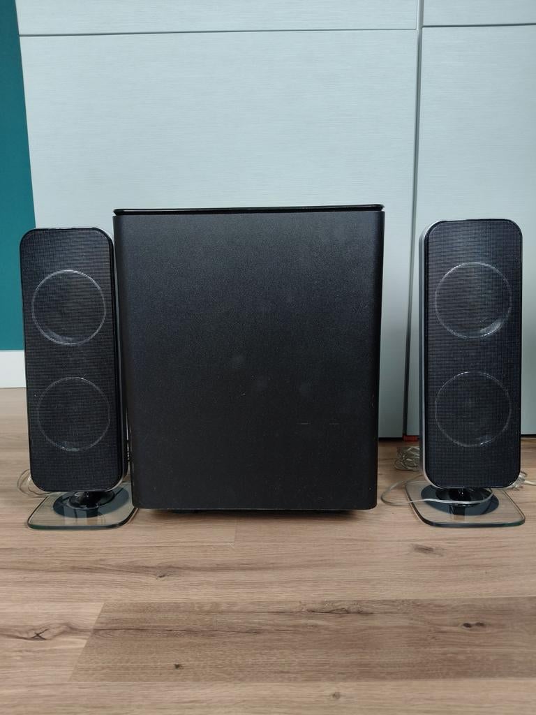 Philips Subwoofer Set - Krachtige Audio, Audio, Tv en Foto, Luidsprekers, Philips, Gebruikt, Subwoofer, Ophalen of Verzenden