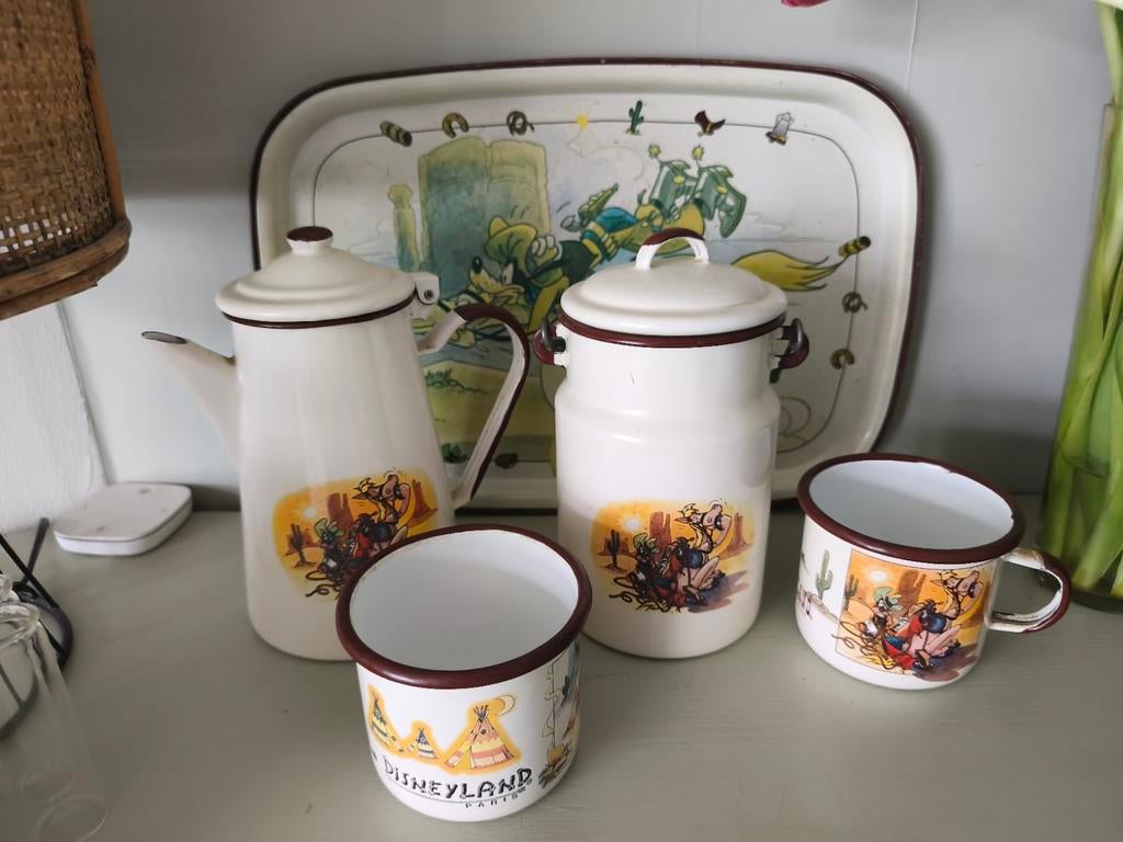 Originele Disney Emaille Set - Verzamelobject, Ophalen of Verzenden