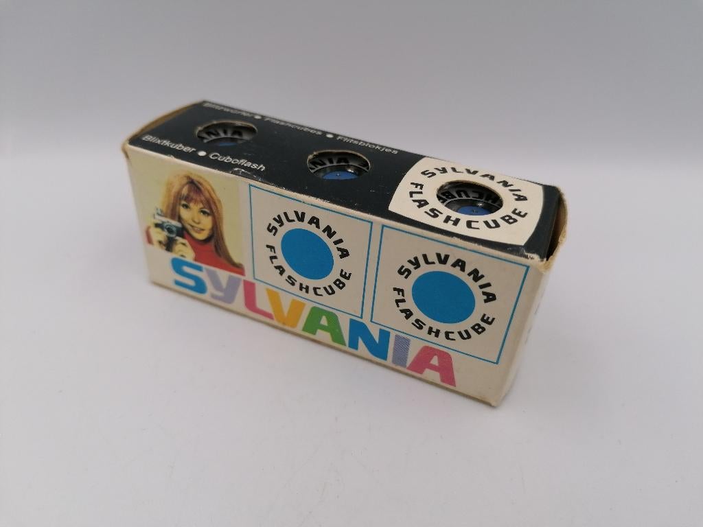 Vintage Sylvania flashcubes for old flash, Ophalen of Verzenden, Gebruikt, Overige merken