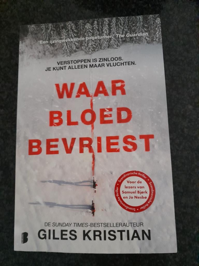 Giles Kristian - Waar bloed bevriest, Ophalen of Verzenden, Zo goed als nieuw, Giles Kristian