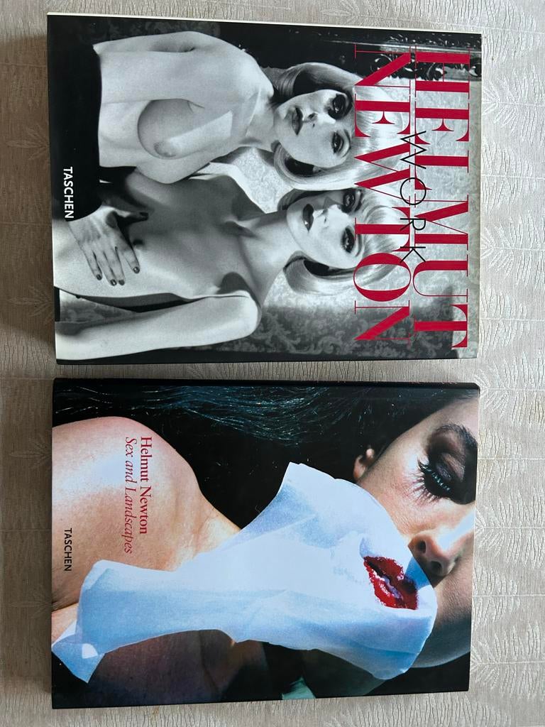 Helmut Newton: Work en Sex & Landscapes, Boeken, Kunst en Cultuur | Fotografie en Design, Ophalen of Verzenden, Zo goed als nieuw