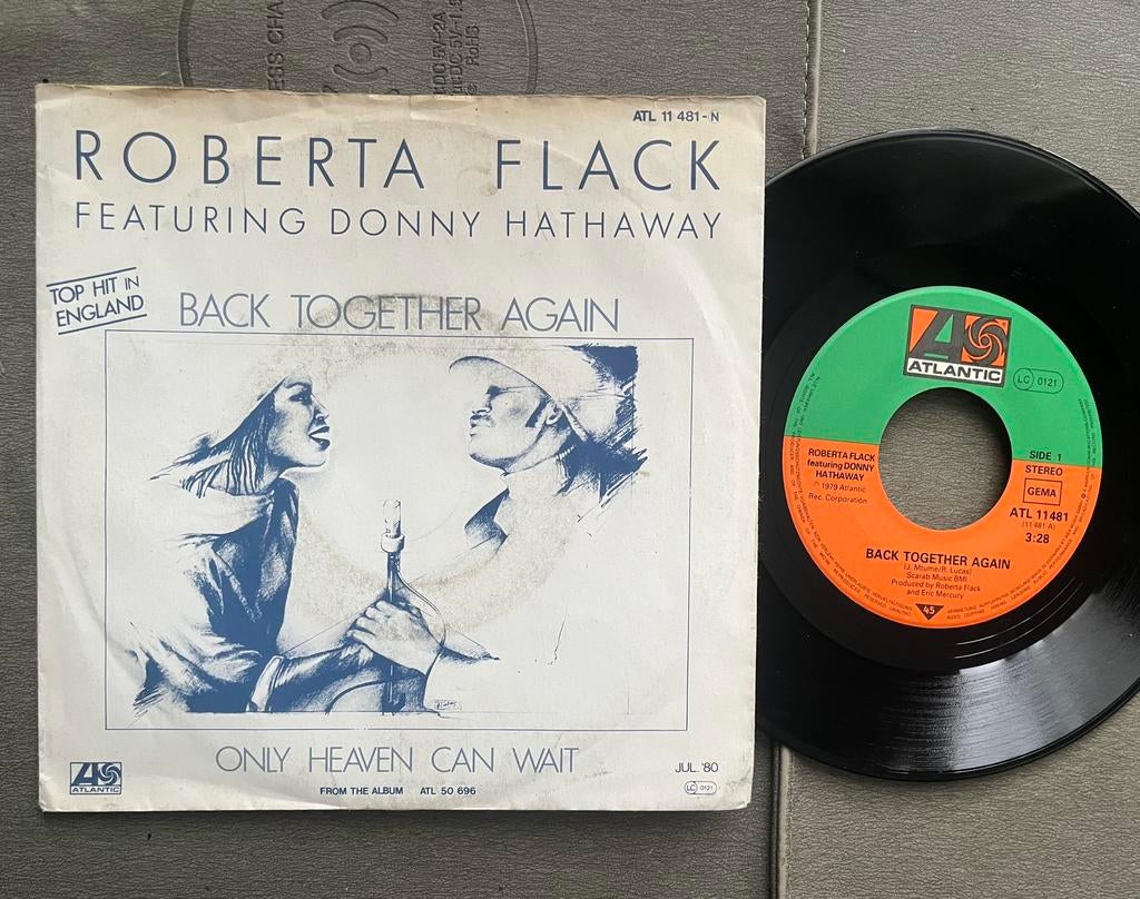Roberta Flack + Donny Hathaway - Back together again DE 1979, Ophalen of Verzenden, Zo goed als nieuw, Pop