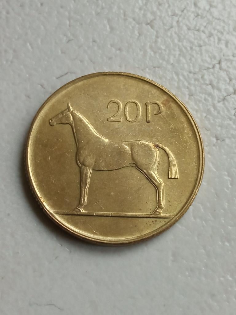 Ierland 20 pence 1994., Postzegels en Munten, Ophalen of Verzenden, Overige landen, Losse munt