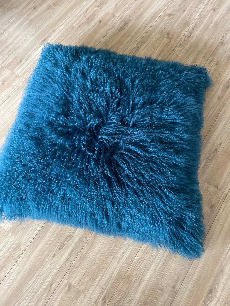 Vloerkussen/ poef, Ophalen, Vierkant, Zo goed als nieuw, 75 tot 100 cm