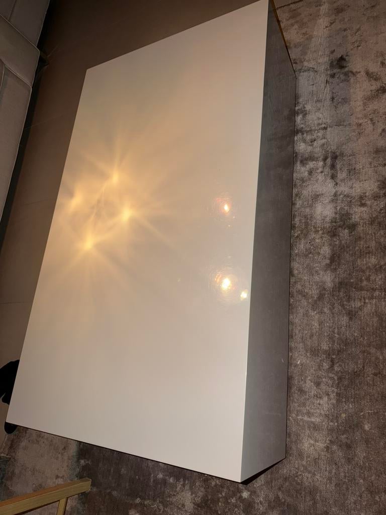Salontafel taupe driehoekmeubelen, Huis en Inrichting, Woonaccessoires | Spiegels, Ophalen of Verzenden, Zo goed als nieuw, Rechthoekig