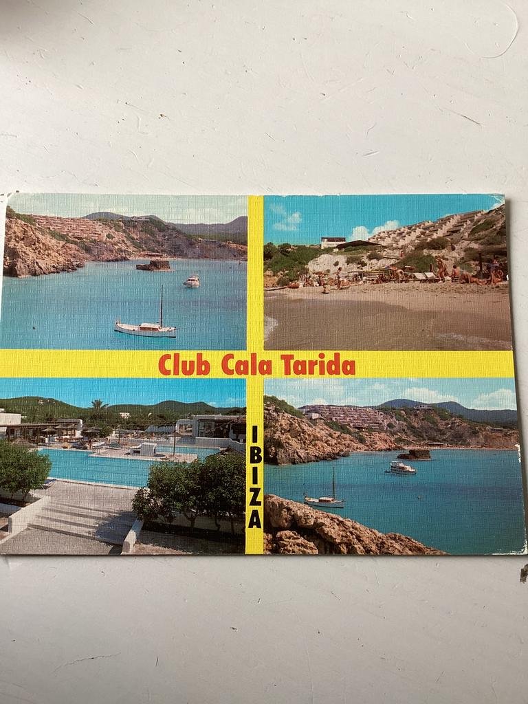 Ansichtkaart Club Cala Tarida op Ibiza, Verzenden, 1980 tot heden, Gelopen, Spanje