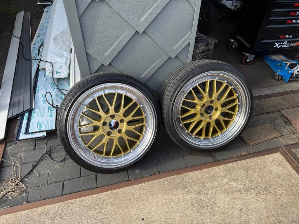 BBS LeMans replica 5x112, Auto-onderdelen, Banden en Velgen, Banden en Velgen, Ophalen, 19 inch, Zomerbanden