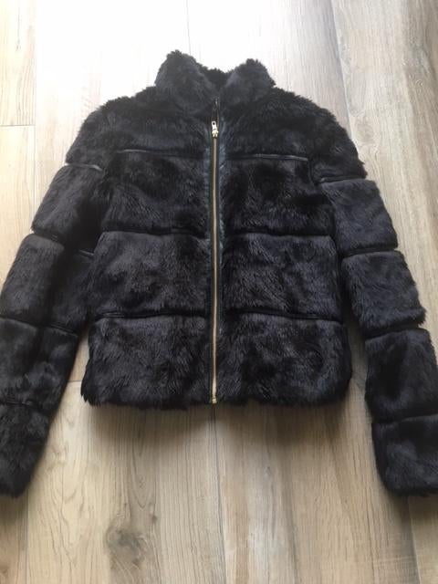 Supertrash Faux Fur bontjasje, Maat 38/40 (M), Supertrash, Zwart, Nieuw