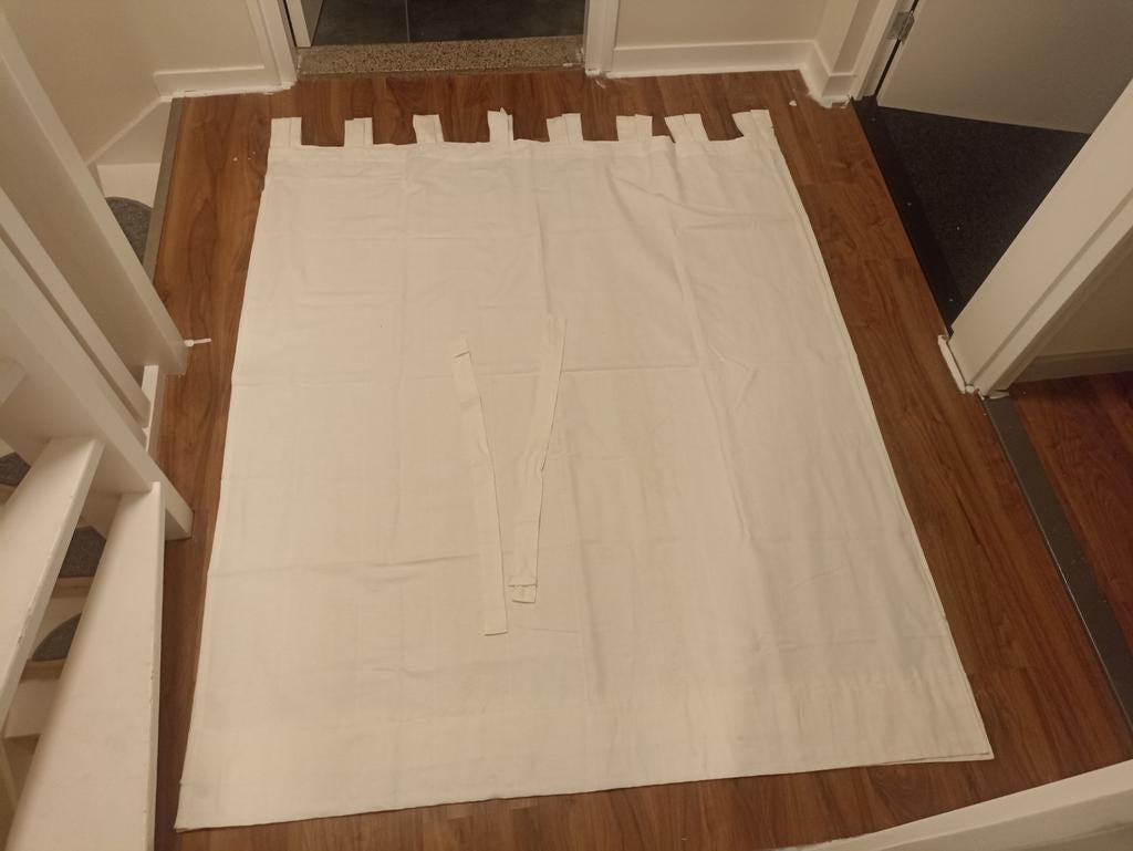 Gebruikte gordijnstoffen, Ophalen, Gebruikt, 120 cm of meer, Wit