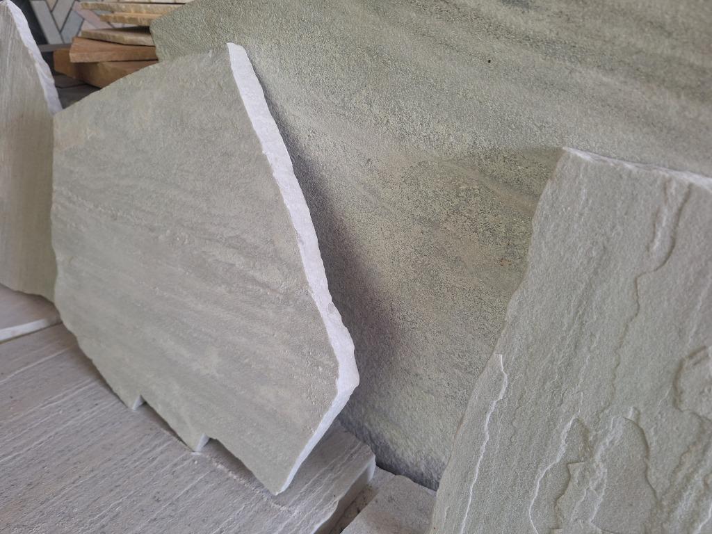 Foto 3 van Brasil White flagstones 2,5-5 cm dik € 44,95 per m2 incl btw